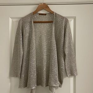 Belldini Silver Sequin Shrug